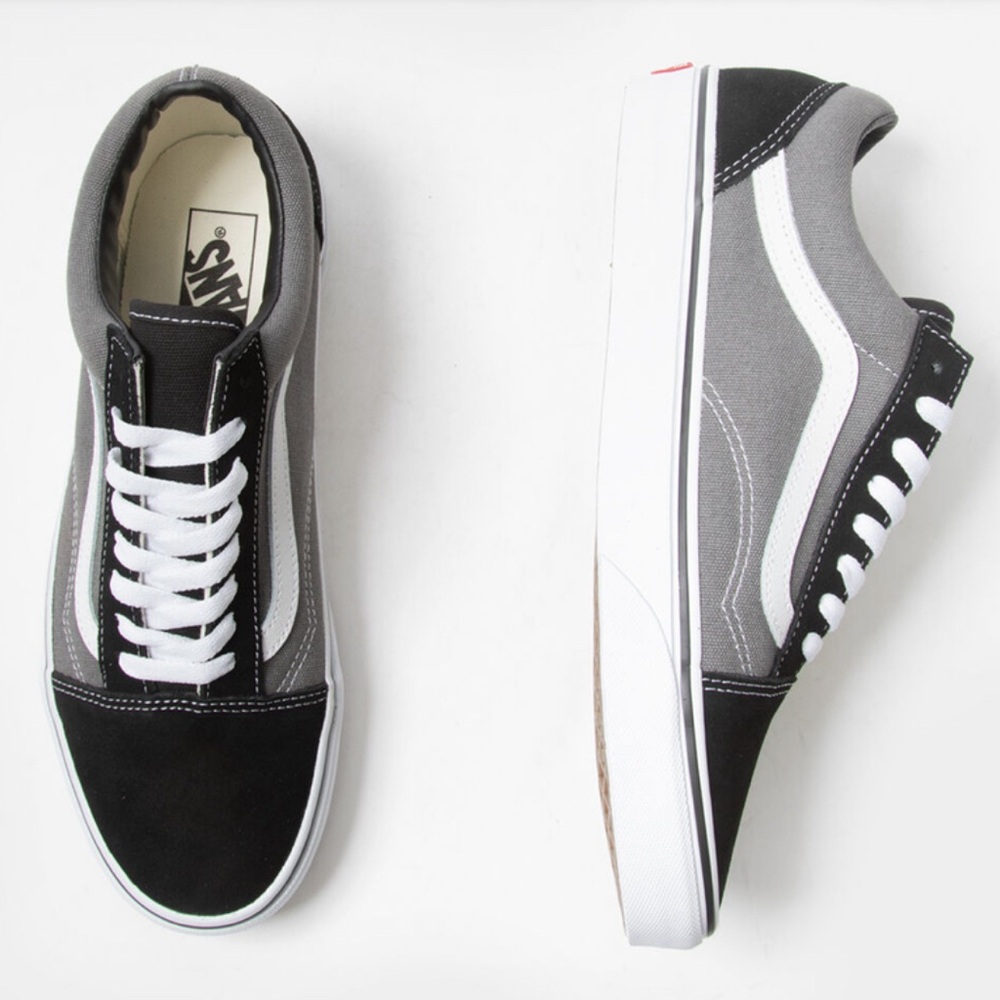 - Vans Old Skool black combo sneaker with tags like new women 7.5/men 6